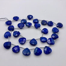 Load image into Gallery viewer, Natural, Untreated Lapis Lazuli Flat Faceted Briolette Bead Strand 106856 - PremiumBead Alternate Image 2
