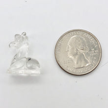 Load image into Gallery viewer, Graceful 2 Carved Quartz Giraffe Beads | 20x15x8mm | Clear - PremiumBead Alternate Image 3
