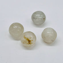 Load image into Gallery viewer, Chatoyant Hint of Color Round Kunzite Beads | 9mm | 4 Beads |
