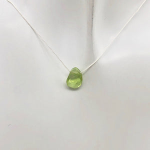 Peridot Faceted Briolette Bead | 1.6 cts | 8x6x4mm | Green | 1 bead | - PremiumBead Alternate Image 3