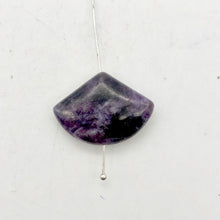 Load image into Gallery viewer, Natural Lepidolite Fan Bead Half-Strand | 25x18x6mm | Purple | Fan | 11 beads | - PremiumBead Alternate Image 5
