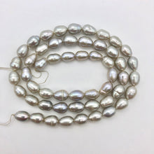 Load image into Gallery viewer, Silvery Platinum Freshwater Pearl Strand | 8x6-6.5x5mm | ~55 pearls | 110864 - PremiumBead Alternate Image 2
