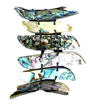 Load image into Gallery viewer, Shimmer! Natural Abalone Plank Bead Bracelet 005887B

