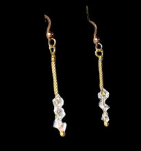 Load image into Gallery viewer, Holiday Sparkle AAA Quartz Earrings and 14Kgf 6270
