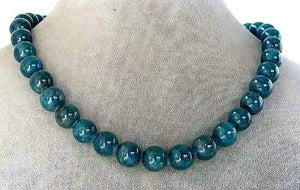 2 Vivid Blue Apatite 10mm Round Beads 006723 - PremiumBead Alternate Image 3