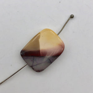 Australian Mookaite 4 Rounded 20x15x5mm Rectangle Beads - PremiumBead Alternate Image 2