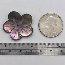 Load image into Gallery viewer, Abalone Flower/Plumeria Pendant Bead 16&quot; Strand | 14 Beads | 28x27x3mm | 110609 - PremiumBead Alternate Image 7

