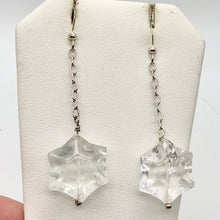 Load image into Gallery viewer, Faceted Quartz Star-Shaped Beads &amp; Sterling Silver Earrings 319245 - PremiumBead Alternate Image 3
