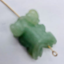 Load image into Gallery viewer, Aventurine 1 Koi Carved Goldfish Bead | 23x11x5mm | Green
