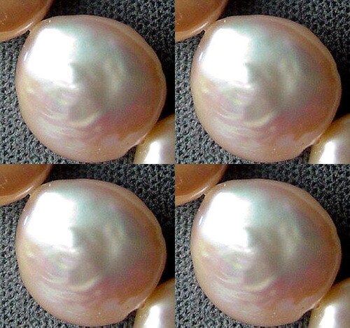 1 Amazing Natural Peach FW Coin Pearl 004765 - PremiumBead Primary Image 1