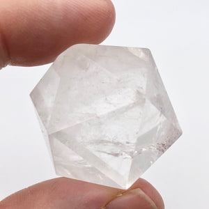 Quartz Crystal Icosahedron Sacred Geometry Crystal |Healing Stone|38mm or 1.5"| - PremiumBead Alternate Image 6