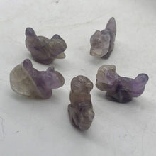Load image into Gallery viewer, Just Nuts 2 Amethyst Carved Squirrel Beads | 22x15x10mm | Purple - PremiumBead Alternate Image 2
