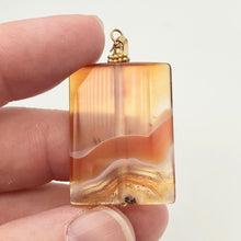 Load image into Gallery viewer, Hand Carved Carnelian Agate and 14K Gold Filled 2 1/8&quot; Pendant 506759B - PremiumBead Alternate Image 7
