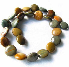 Load image into Gallery viewer, Fab Oregon Owyhee Jasper Coin Bead Strand 108939 - PremiumBead Primary Image 1

