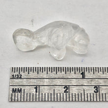 Load image into Gallery viewer, Adorable Quartz Manatee Figurine Worry-stone | 25x13x10mm | Clear - PremiumBead Alternate Image 4
