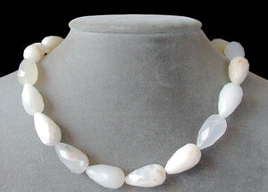 African Dendritic Opal Faceted Teardrop Bead Strand 104655 - PremiumBead Primary Image 1