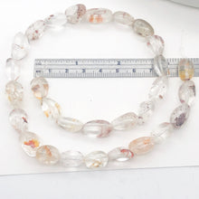Load image into Gallery viewer, Lodalite Nugget Bead Strand | 15x12x10 to 15x11x9mm | Clear/Gold | 26 Bead(s) |
