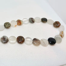 Load image into Gallery viewer, Opal in Quartz 12mm Coin Bead Strand 109341 - PremiumBead Alternate Image 2
