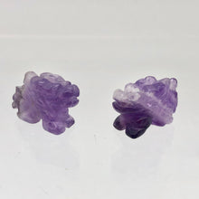 Load image into Gallery viewer, Unique Soaring Carved Amethyst Dragon Figurine | 25x14x7.5mm | Purple - PremiumBead Alternate Image 3
