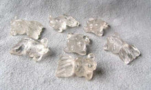 Load image into Gallery viewer, Swimmin&#39; 2 Carved Animal Quartz Goldfish Beads | 20x14x8mm | Clear - PremiumBead Alternate Image 2
