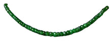 Load image into Gallery viewer, Radiant Green Tsavorite Garnet Faceted Graduated Bead Strand| 17 inches| 64.5ct|
