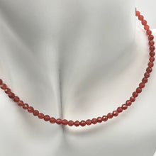 Load image into Gallery viewer, Luscious! Faceted 3mm Natural Carnelian Agate Bead Strand - PremiumBead Primary Image 1
