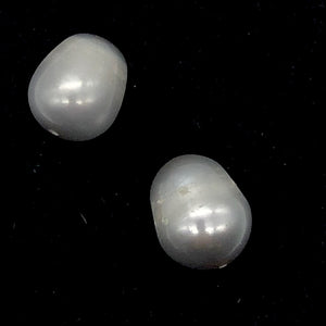 2 Hot 12-13mm Platinum Freshwater Pearls for Jewelry Making - PremiumBead Alternate Image 2