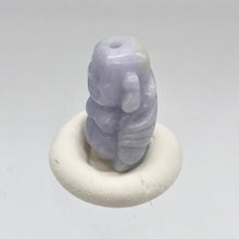 Load image into Gallery viewer, 25cts Hand Carved Buddha Lavender Jade Pendant Bead | 21x14x9mm | Lavender - PremiumBead Alternate Image 9
