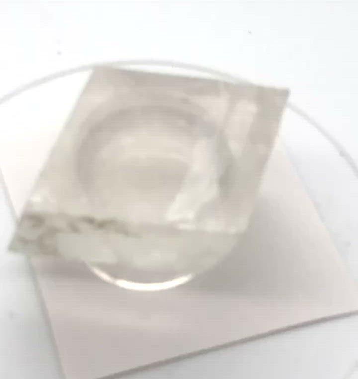 Optical Calcite / Raw Iceland Spar Natural Mineral Crystal Specimen | 1.5x1.4