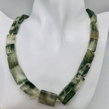 Load image into Gallery viewer, Natural graduated Green Rutilated Quartz rectangular bead strand - PremiumBead Alternate Image 2
