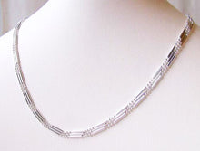Load image into Gallery viewer, Italian Silver 3 Waterfall Chain 30&quot; Necklace 10074E - PremiumBead Alternate Image 2
