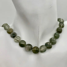 Load image into Gallery viewer, Natural graduated Green Rutilated Quartz bead strand - PremiumBead Primary Image 1
