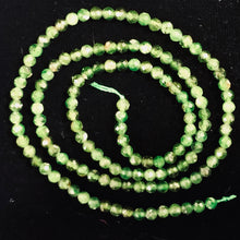 Load image into Gallery viewer, Chrome Diopside Faceted 15 1/2&quot; Strand Round | 3 mm | Green | 135 Beads |
