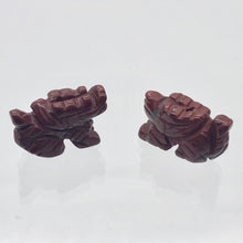 Load image into Gallery viewer, 2 Brecciated Jasper Hand Carved Winged Dragon Beads | 22x13.5x8mm | Red - PremiumBead Alternate Image 2
