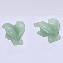 Load image into Gallery viewer, 2 Soaring Carved Aventurine Eagle Beads | 21x16x14mm | Green - PremiumBead Alternate Image 4
