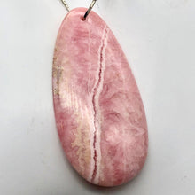 Load image into Gallery viewer, Natural Lacy Pink Rhodochrosite Pendant Bead | 60x30mm| Pink | Teardrop | 1 Bd | - PremiumBead Primary Image 1
