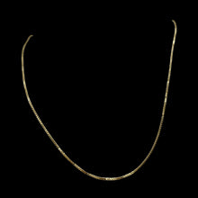 Load image into Gallery viewer, Box Chain Necklace Vermeil over Sterling Silver | 24&quot; Long | Gold | 1 Necklace |
