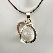 Load image into Gallery viewer, Semi Precious Stone Jewelry Crystal Quartz Ball in Sterling Silver pendant - PremiumBead Alternate Image 4
