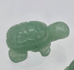 Charming 2 Carved Aventurine Turtle Beads | 21x12.5x8.5mm | Green - PremiumBead Alternate Image 7