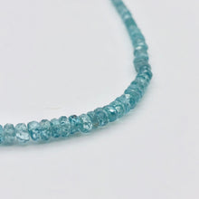 Load image into Gallery viewer, 78.9cts Natural Blue Zircon 4x2.5-3x1.5mm Graduated Faceted Bead Strand 10845 - PremiumBead Alternate Image 8
