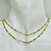 Load image into Gallery viewer, Italian! 10K Gold Figaro Link Chain 30&quot; Necklace | 6.47g |
