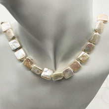 Load image into Gallery viewer, Beautiful White 11x11x4mm Square Coin FW Pearl 16&quot; strand - PremiumBead Alternate Image 5
