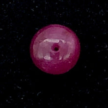 Load image into Gallery viewer, 1 Gemmy Natural Ruby 5.25x3.5mm Smooth Roundel Bead | 1 1/4 carats|

