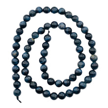 Load image into Gallery viewer, Tigers Eye Half Strand Round | 7 mm | Blue | 31 Beads |
