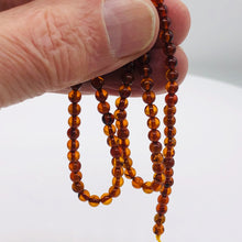 Load image into Gallery viewer, Amber Round Bead Strand | 4 mm | Red | 105 Beads |
