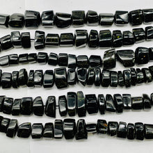 Load image into Gallery viewer, Tourmaline Graduated Cube like Strand| 12x12x15 to 6x6x5mm| Black| 70 - 75 Beads
