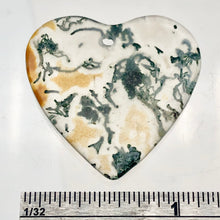 Load image into Gallery viewer, Limbcast Agate Heart Bead | 29x30x2mm | Yellow/Green/Clear | Heart | 1 Bead | - PremiumBead Alternate Image 8
