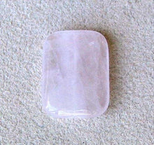Load image into Gallery viewer, Pretty in Pink Rose Quartz 30x22mm Rectangle Pendant Bead 7545 - PremiumBead Primary Image 1
