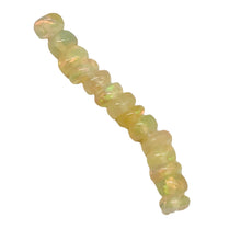 Load image into Gallery viewer, Opal Graduated Faceted Fiery Roundel Bead Parcel | 4-3 1/2 mm | Golden| 8 Beads|
