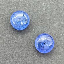 Load image into Gallery viewer, Tanzanite Smooth Rondelle 7.4tcw AAA Beads | 8 to7x4mm | Blue | 2 Beads |

